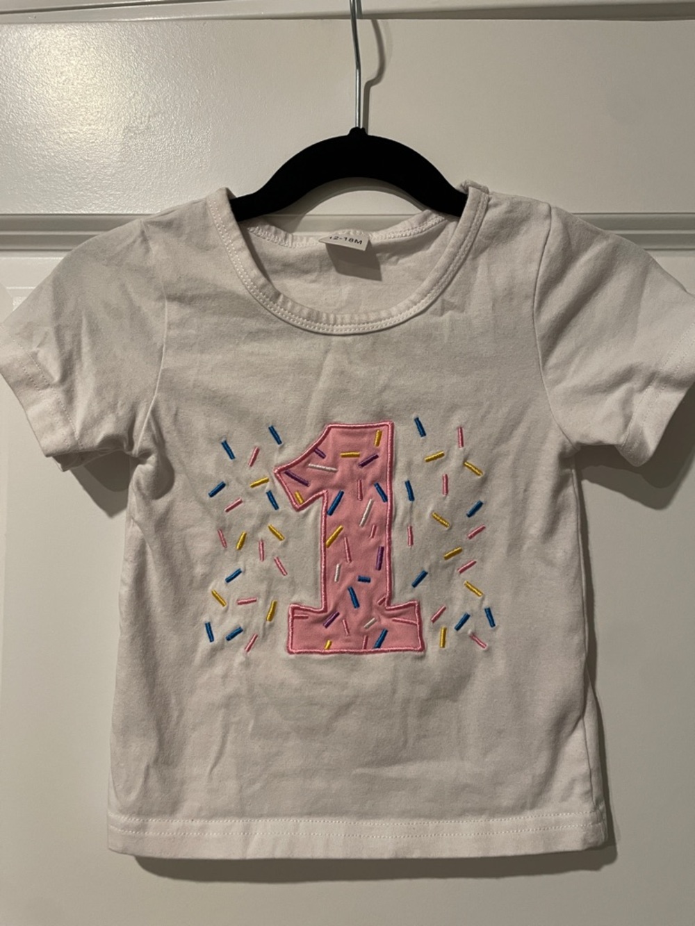 1st Birthday t-shirt 12-18M